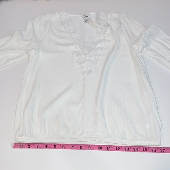 Empress V-Neck Lace Long Sleeve Blouse Size Small - Picture 9 of 12